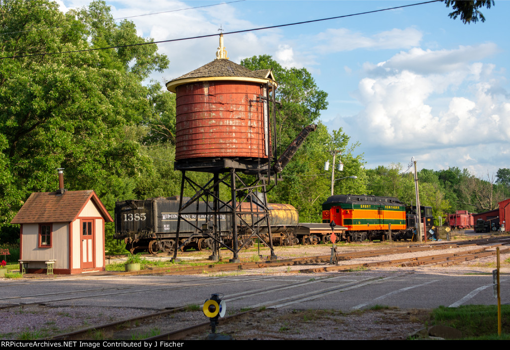 North Freedom, Wisconsin in the evening